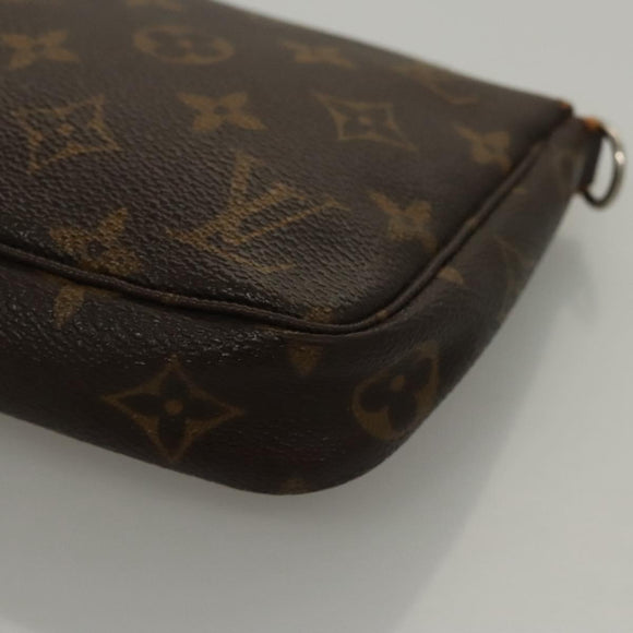 LOUIS VUITTON Monogram Pochette Accessoires Pouch M51980 LV Auth KD340
