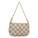 LOUIS VUITTON Damier Azur Mini Pochette Accessoires Pouch N63005 Auth KD345-1