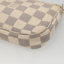 LOUIS VUITTON Damier Azur Mini Pochette Accessoires Pouch N63005 Auth KD345-15