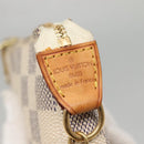 LOUIS VUITTON Damier Azur Mini Pochette Accessoires Pouch N63005 Auth KD345-10