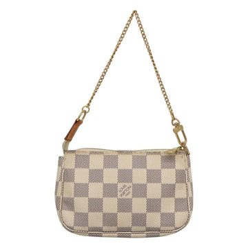 LOUIS VUITTON Damier Azur Mini Pochette Accessoires Pouch N63005 Auth KD345 - 0