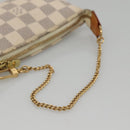 LOUIS VUITTON Damier Azur Mini Pochette Accessoires Pouch N63005 Auth KD345-7