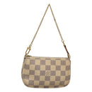 LOUIS VUITTON Damier Azur Mini Pochette Accessoires Pouch N63005 Auth KD346-1