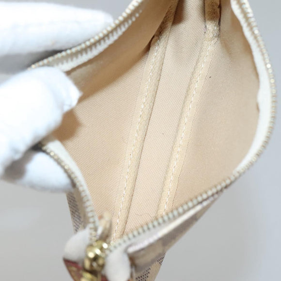 LOUIS VUITTON Damier Azur Mini Pochette Accessoires Pouch N63005 Auth KD346