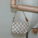 LOUIS VUITTON Damier Azur Mini Pochette Accessoires Pouch N63005 Auth KD346-21