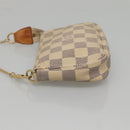 LOUIS VUITTON Damier Azur Mini Pochette Accessoires Pouch N63005 Auth KD346-4