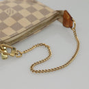 LOUIS VUITTON Damier Azur Mini Pochette Accessoires Pouch N63005 Auth KD346-7