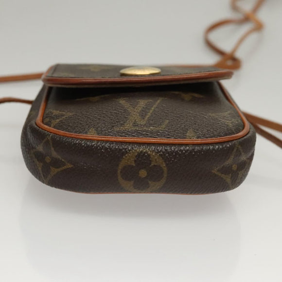 LOUIS VUITTON Monogram Pochette Cancun Shoulder Bag M60018 LV Auth KD349