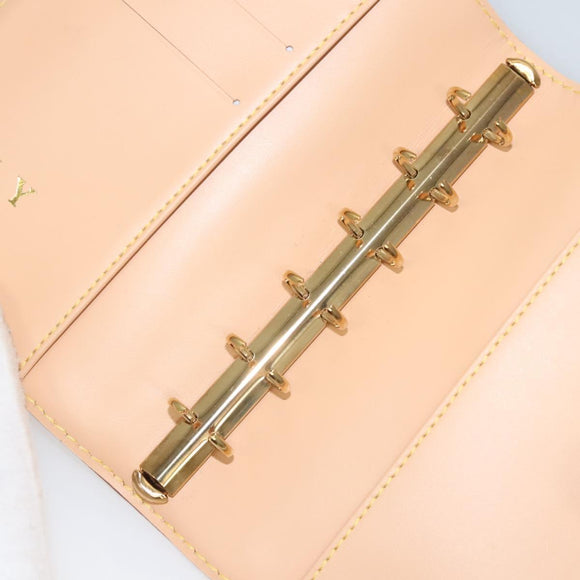 LOUIS VUITTON Multicolor Agenda PM Day Planner Cover Black R21076 LV Auth KD350V