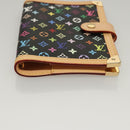 LOUIS VUITTON Multicolor Agenda PM Day Planner Cover Black R21076 LV Auth KD350V-6