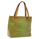 LOUIS VUITTON Monogram Vernis Houston Hand Bag Baby Blue M91005 LV Auth KD353-1