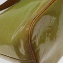 LOUIS VUITTON Monogram Vernis Houston Hand Bag Baby Blue M91005 LV Auth KD353-16