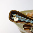 LOUIS VUITTON Monogram Vernis Houston Hand Bag Baby Blue M91005 LV Auth KD353-10