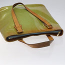 LOUIS VUITTON Monogram Vernis Houston Hand Bag Baby Blue M91005 LV Auth KD353-6