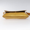 LOUIS VUITTON Monogram Vernis Thompson Street Bag Beige M91301 LV Auth KD355-6