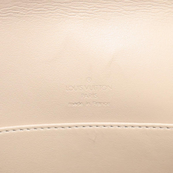 LOUIS VUITTON Monogram Vernis Thompson Street Bag Beige M91301 LV Auth KD355