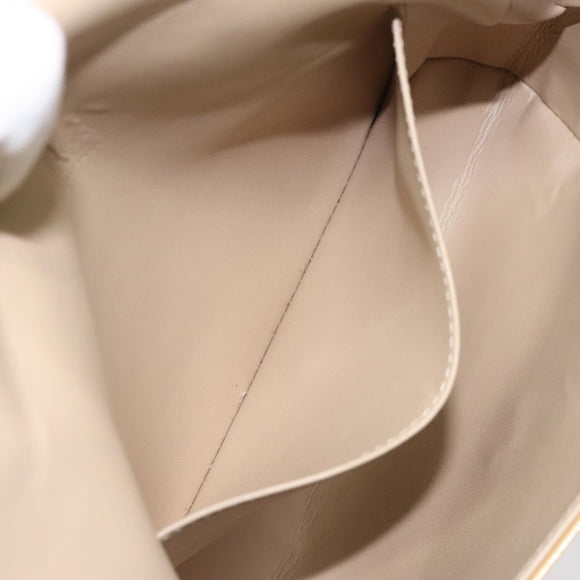 LOUIS VUITTON Monogram Vernis Thompson Street Bag Beige M91301 LV Auth KD355