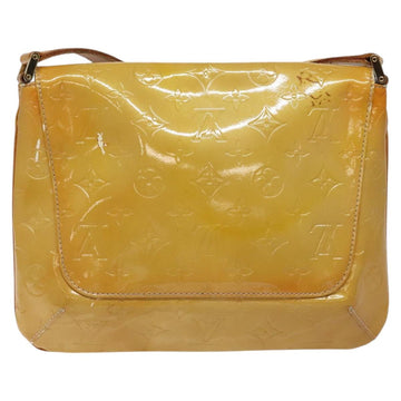 LOUIS VUITTON Monogram Vernis Thompson Street Bag Beige M91301 LV Auth KD355 - 0