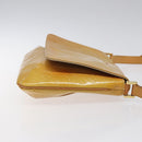 LOUIS VUITTON Monogram Vernis Thompson Street Bag Beige M91301 LV Auth KD355-4