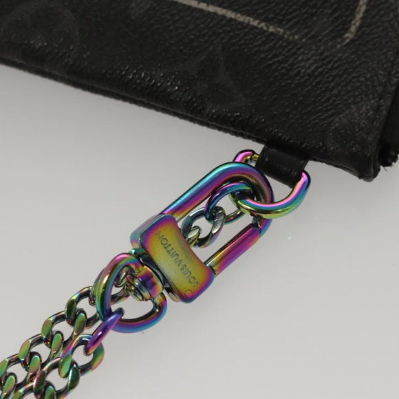 LOUIS VUITTON Monogram Eclipse Fragment iPhone Case M64449 LV Auth KD362