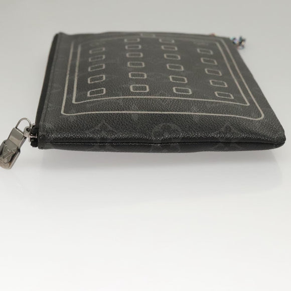 LOUIS VUITTON Monogram Eclipse Fragment iPhone Case M64449 LV Auth KD362