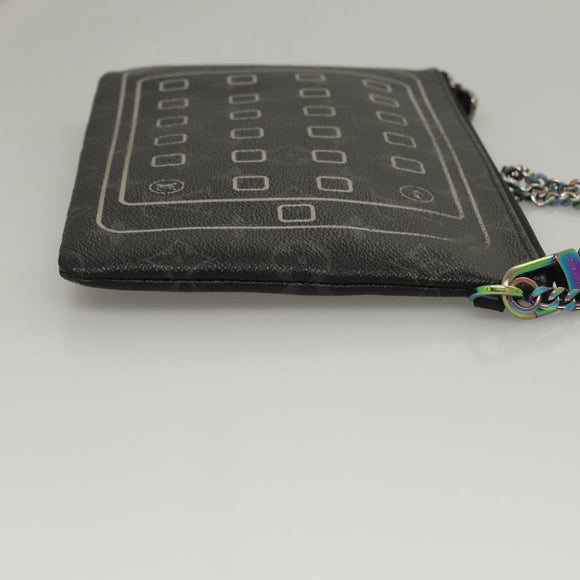 LOUIS VUITTON Monogram Eclipse Fragment iPhone Case M64449 LV Auth KD362