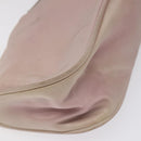 PRADA Accessory Pouch Nylon Pink Silver Auth KD371-14