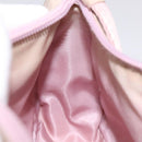 PRADA Accessory Pouch Nylon Pink Silver Auth KD371-20