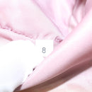 PRADA Accessory Pouch Nylon Pink Silver Auth KD371-12
