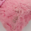 BALENCIAGA Hour Glass Hand Bag Wool 2way Pink Auth KD374-14