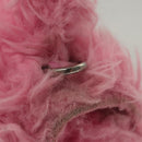 BALENCIAGA Hour Glass Hand Bag Wool 2way Pink Auth KD374-10