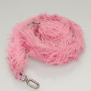 BALENCIAGA Hour Glass Hand Bag Wool 2way Pink Auth KD374-24