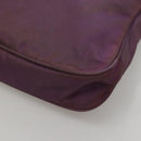 PRADA Shoulder Bag Nylon Purple Auth KD383-15