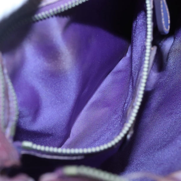 PRADA Shoulder Bag Nylon Purple Auth KD383