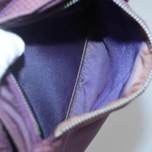 PRADA Shoulder Bag Nylon Purple Auth KD383