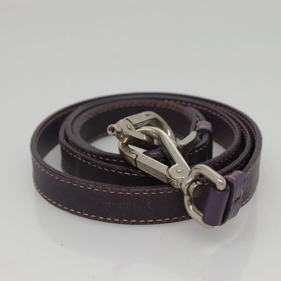 PRADA Shoulder Bag Nylon Purple Auth KD383