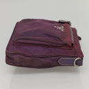 PRADA Shoulder Bag Nylon Purple Auth KD383-3