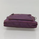 PRADA Shoulder Bag Nylon Purple Auth KD383-6