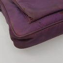 PRADA Shoulder Bag Nylon Purple Auth KD383-7