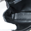 BALLY Chain Shoulder Bag Leather Black Auth KD388-21