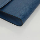 LOUIS VUITTON Epi Pochette Arche Shoulder Bag Blue M52575 LV Auth KD396-15