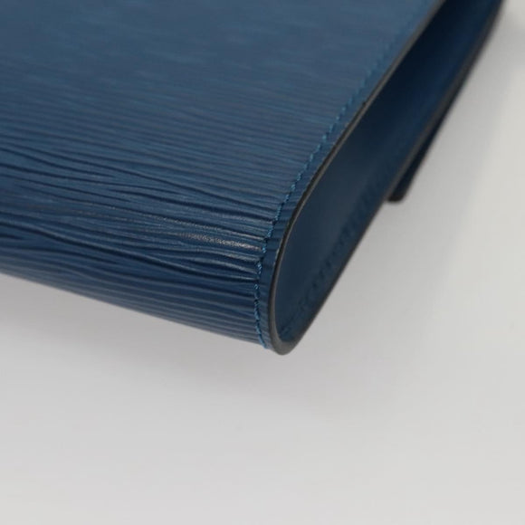 LOUIS VUITTON Epi Pochette Arche Shoulder Bag Blue M52575 LV Auth KD396