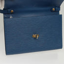 LOUIS VUITTON Epi Pochette Arche Shoulder Bag Blue M52575 LV Auth KD396-20
