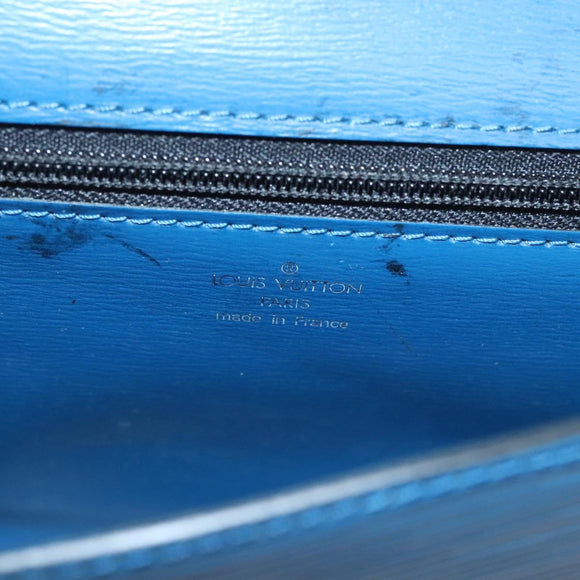 LOUIS VUITTON Epi Pochette Arche Shoulder Bag Blue M52575 LV Auth KD396