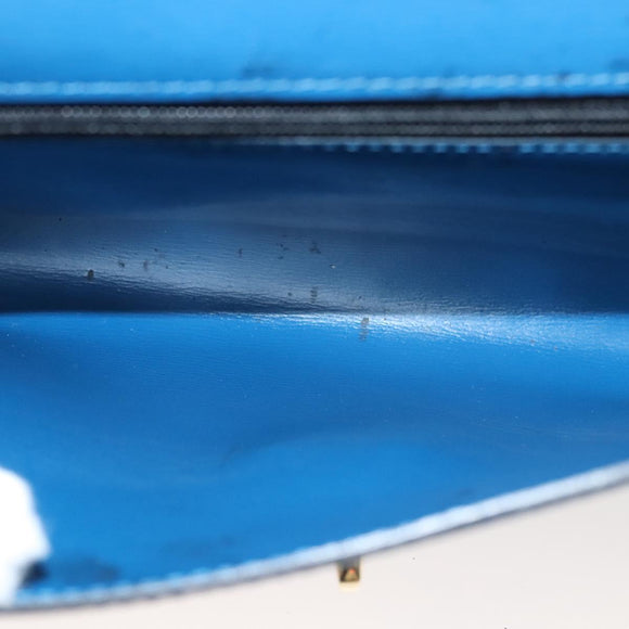 LOUIS VUITTON Epi Pochette Arche Shoulder Bag Blue M52575 LV Auth KD396