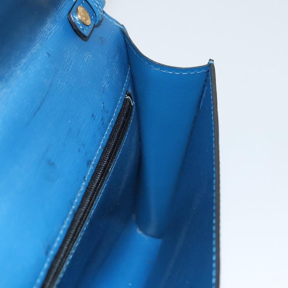 LOUIS VUITTON Epi Pochette Arche Shoulder Bag Blue M52575 LV Auth KD396