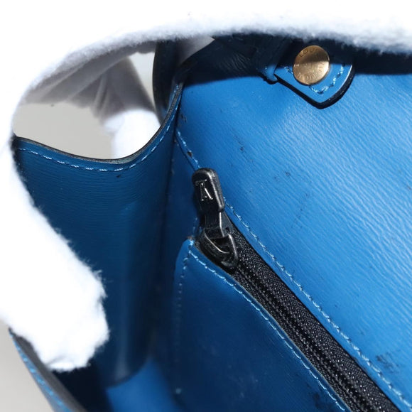 LOUIS VUITTON Epi Pochette Arche Shoulder Bag Blue M52575 LV Auth KD396