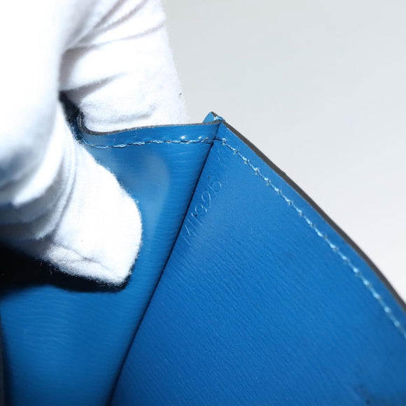 LOUIS VUITTON Epi Pochette Arche Shoulder Bag Blue M52575 LV Auth KD396