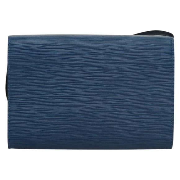 LOUIS VUITTON Epi Pochette Arche Shoulder Bag Blue M52575 LV Auth KD396