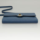 LOUIS VUITTON Epi Pochette Arche Shoulder Bag Blue M52575 LV Auth KD396-5